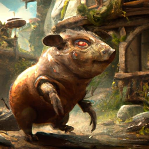 biblically accurate cappybara