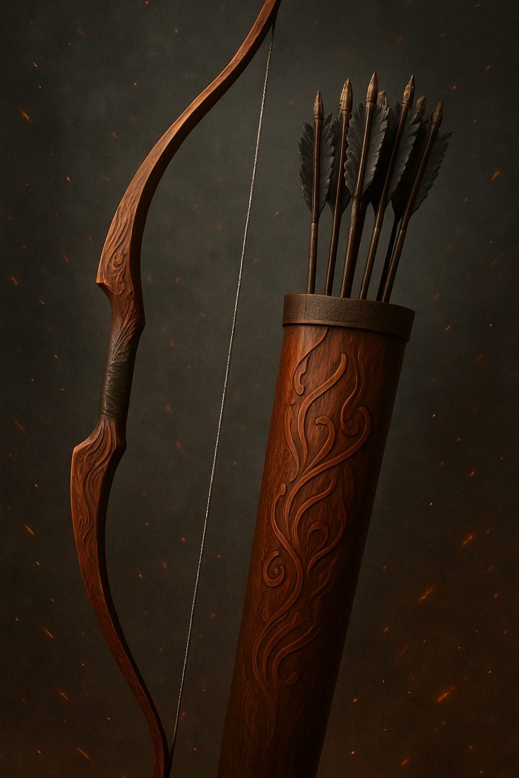 Bow & Quiver Full of Arrows