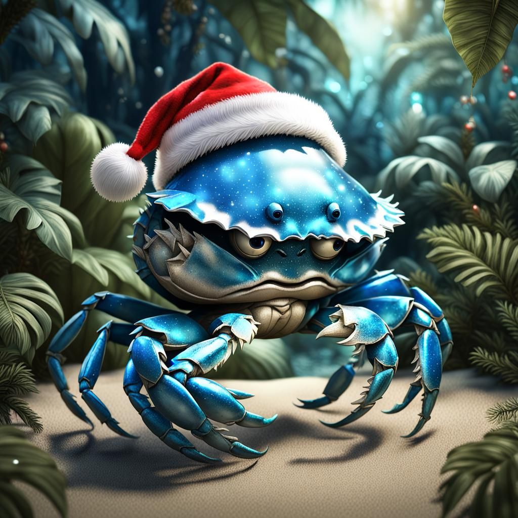 Blue Santa