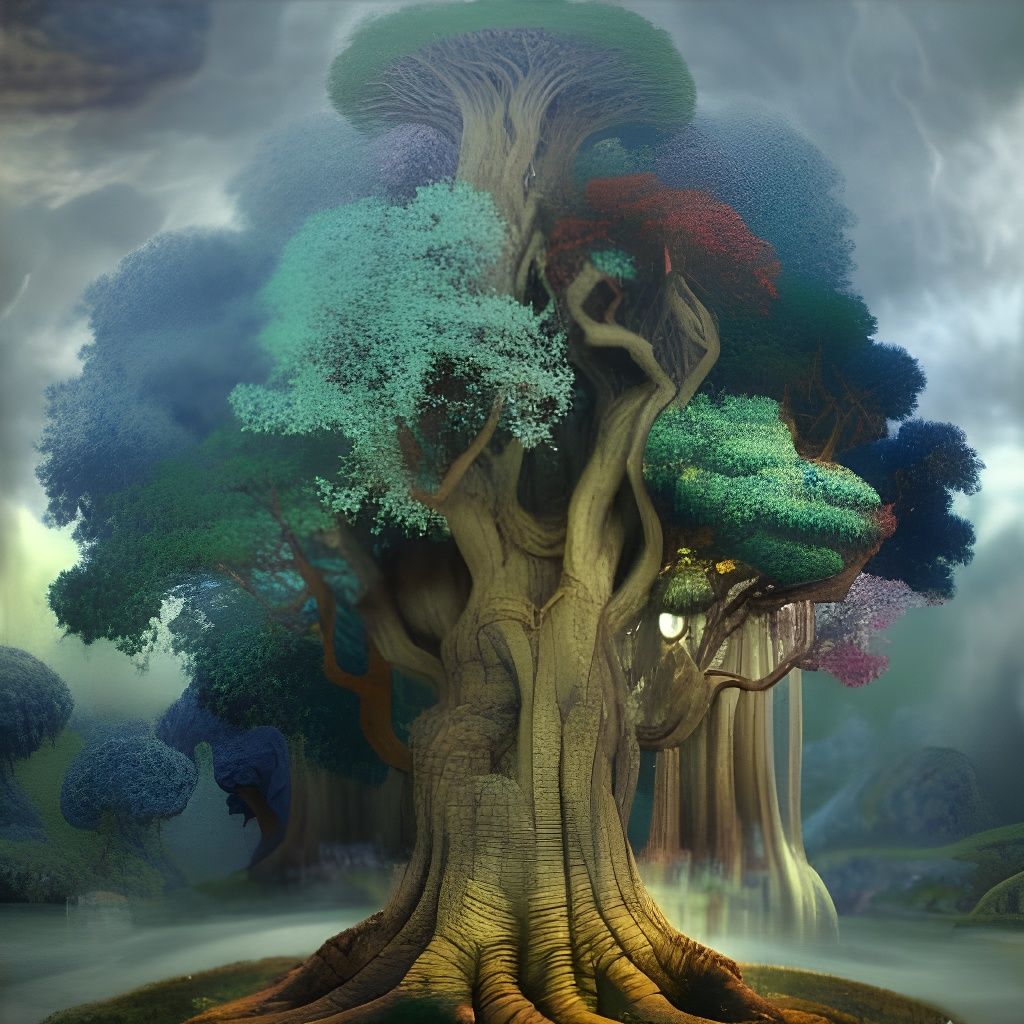 Yggdrasil - AI Generated Artwork - NightCafe Creator