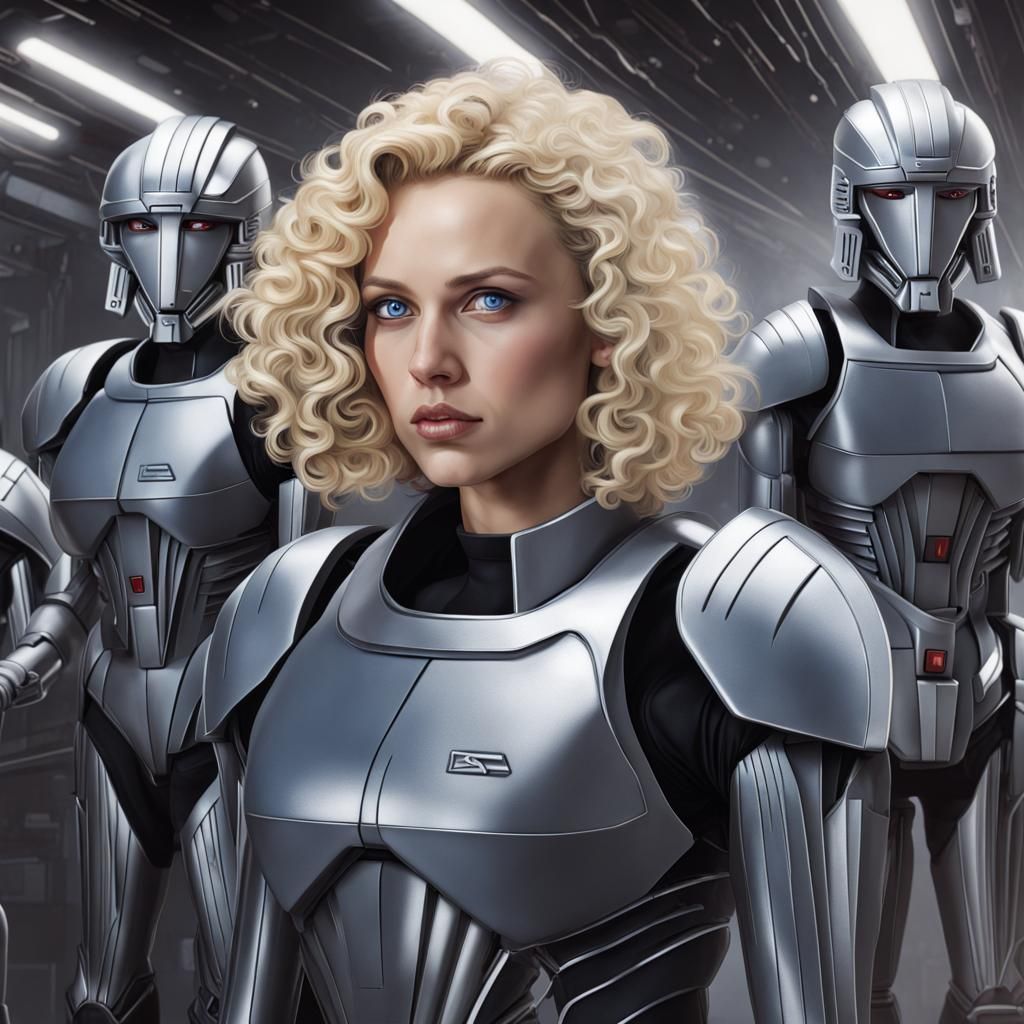 Cylon Soldiers In Battle Station - Ai Generated Artwork - Nightcafe Creator