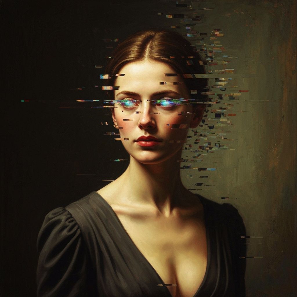 Glitch Portrait  by @Kallistratia