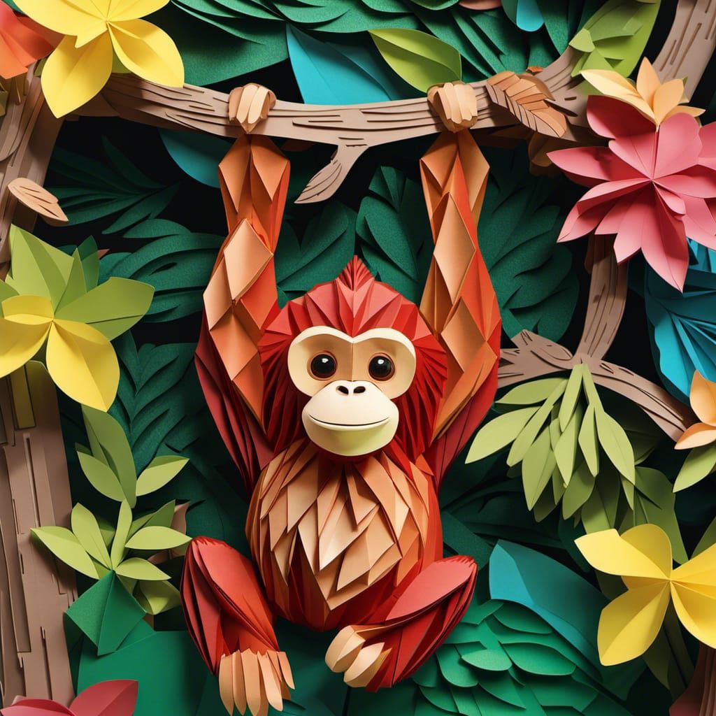 Baby Orangutan  by @Adam Osborne