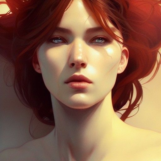 Beautiful redhead - AI Generated Artwork - NightCafe Creator