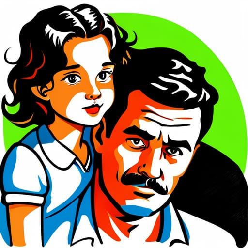 Father and Daughter (Long Run)  by @BrideOfMorpheus