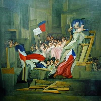 a painting from the french revolution