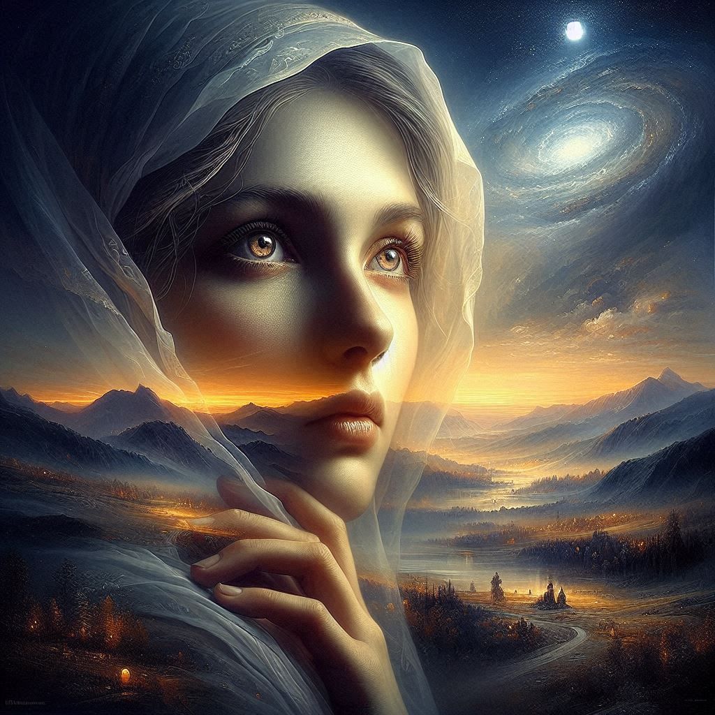 Celestial Reflections: Harmony of Earth and Sky