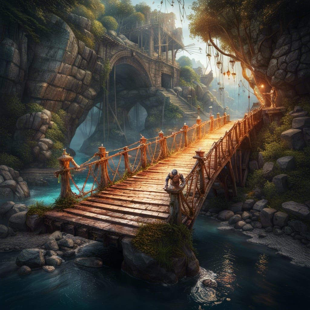 Bridge to the unknown  by @Tara