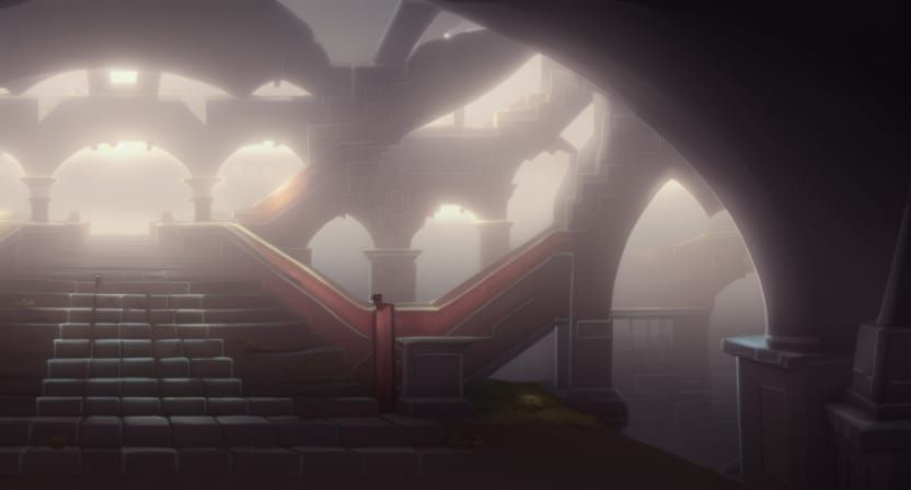 Temple stair
