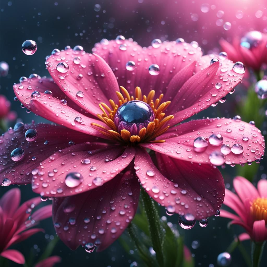 Drop the pink  by @Dometi George