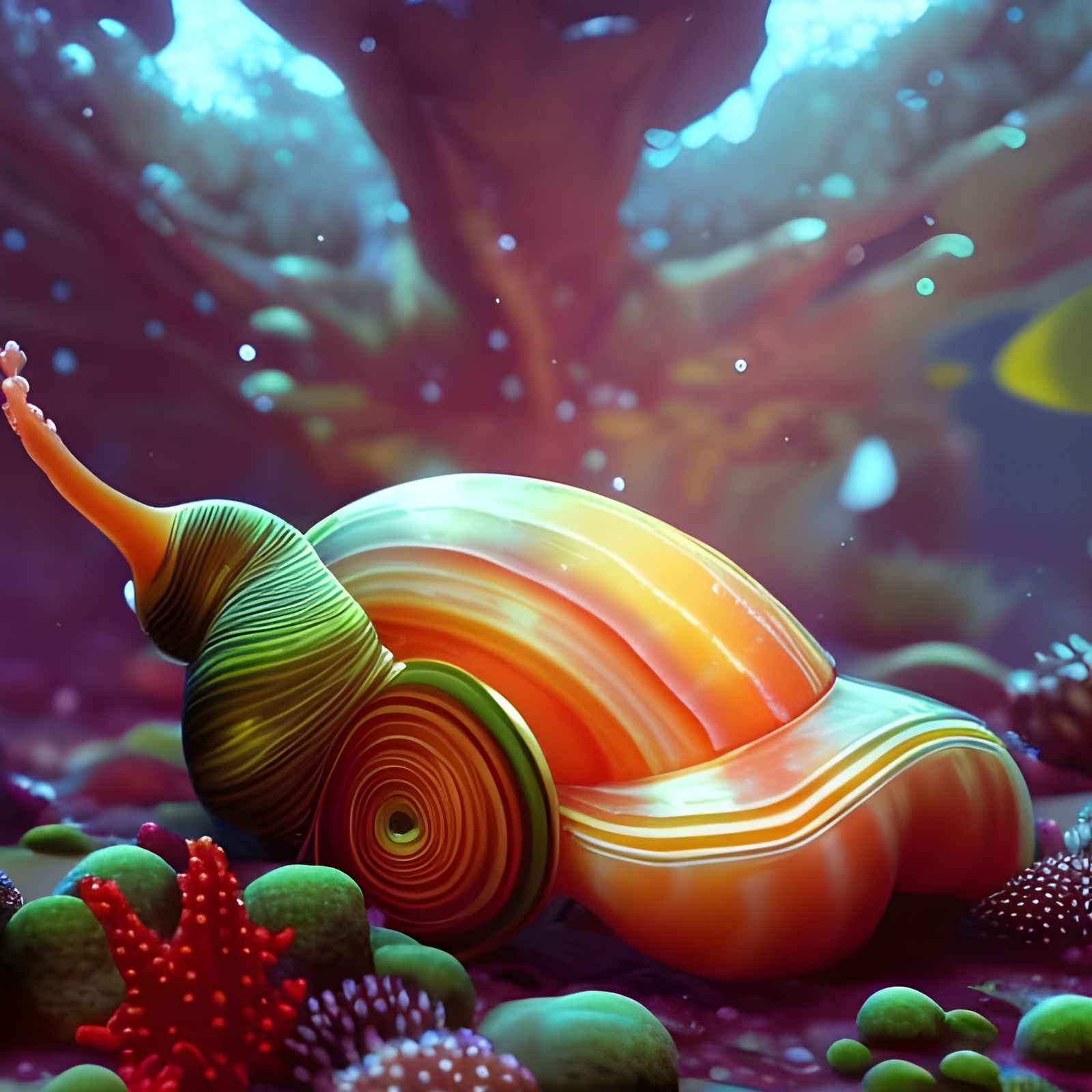 Snail - AI Generated Artwork - NightCafe Creator