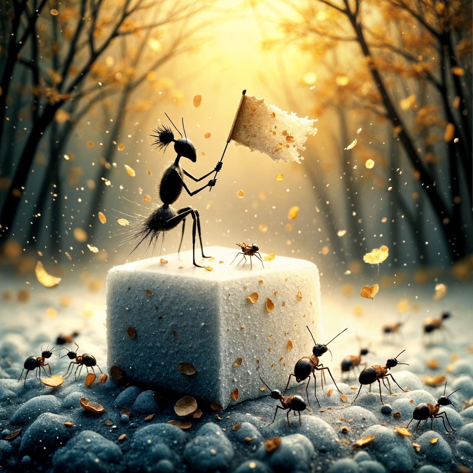 "The Ant’s Everests"  by @michaeldrew