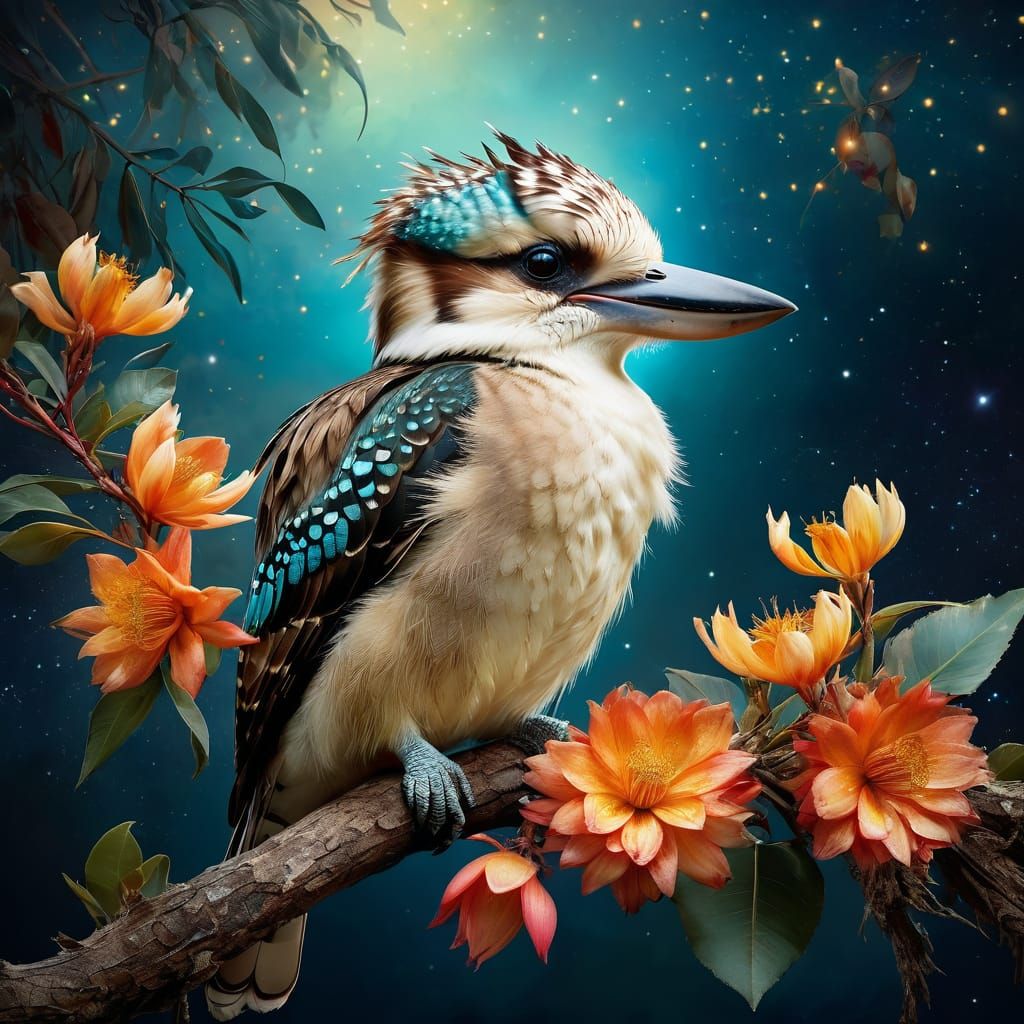 Portrait of a Kookaburra