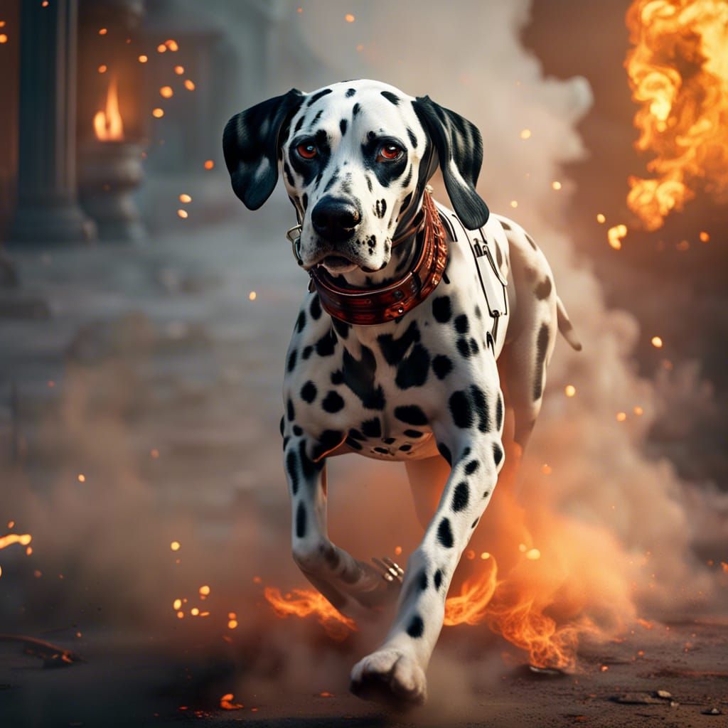 Dalmatian Firefighter