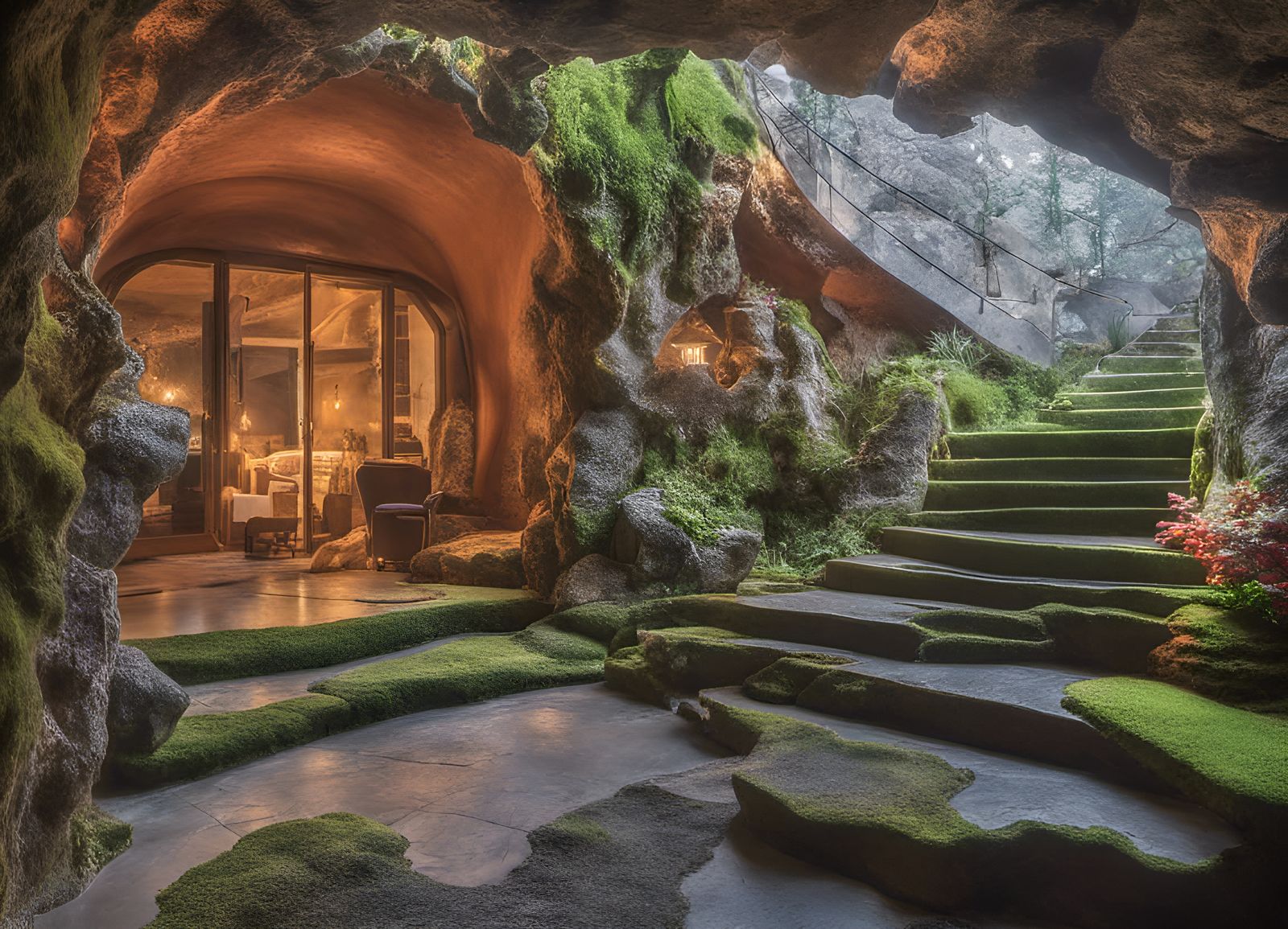 A Vacation House in a Sea Cave