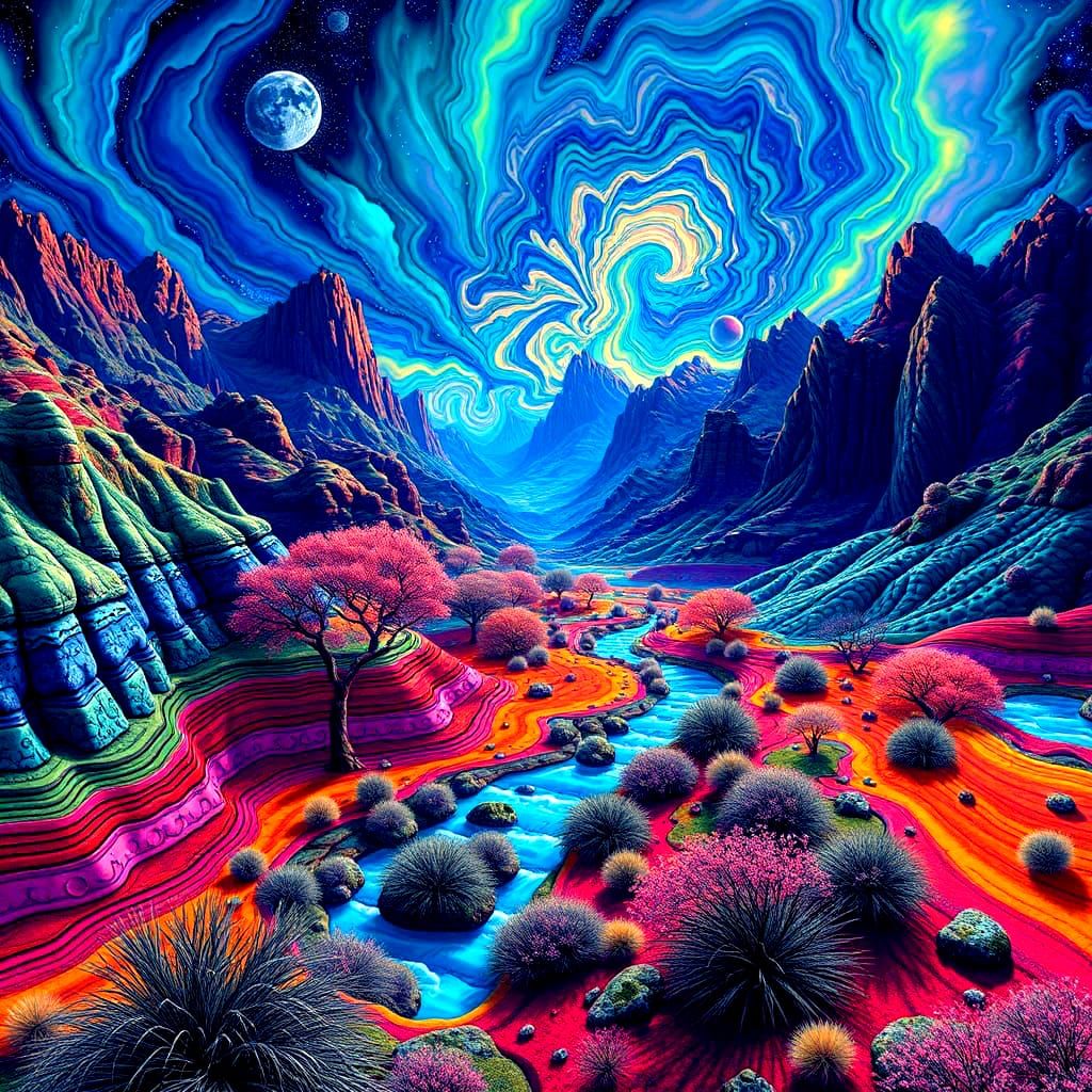 A Far Out Place   by @AddictedtoAI