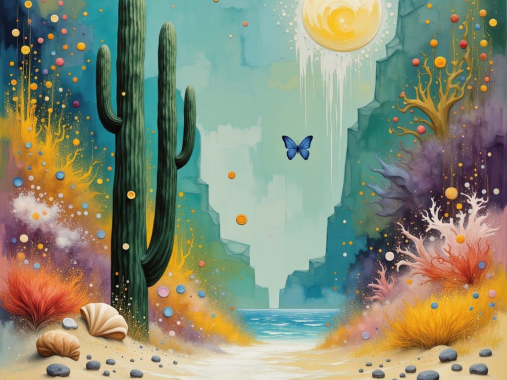 {3D, John Harris, Sparth, ROGER DEAN, KLIMT, HEUN, MONET, <lora:SUN MOON SCAPE:1.0> HORIZONTAL-DIAGONAL-HORIZONTAL-VERTICAL, MIKRO-KM,
A QUI...