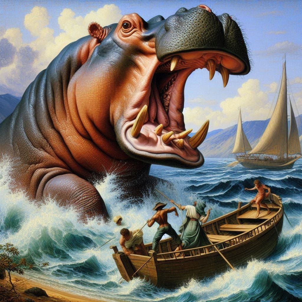 A Giant Hippo attack
