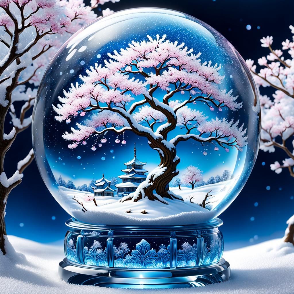 Snow globe   by @Arisiin
