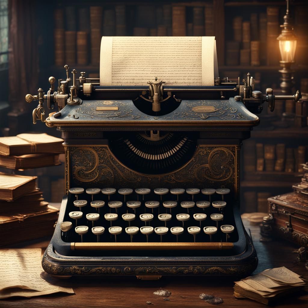 Circa 1800's typewriter.  by @Just Getting Started