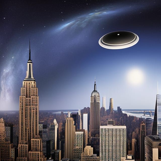 UFO over New York 