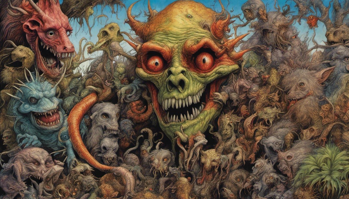 Patrick Woodroffe, Rackham 44 🐜🐞🐉🌴🐲 emoji mix
