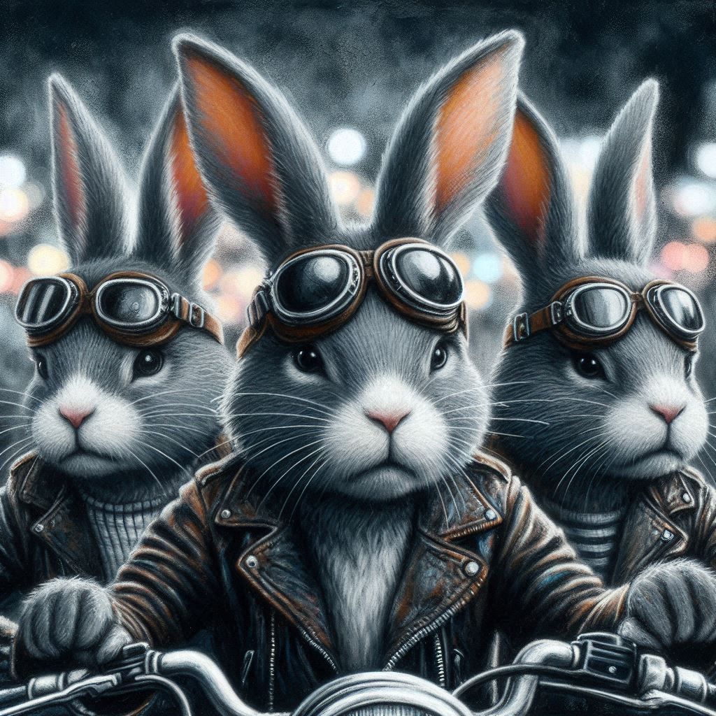 Biker Bunnies