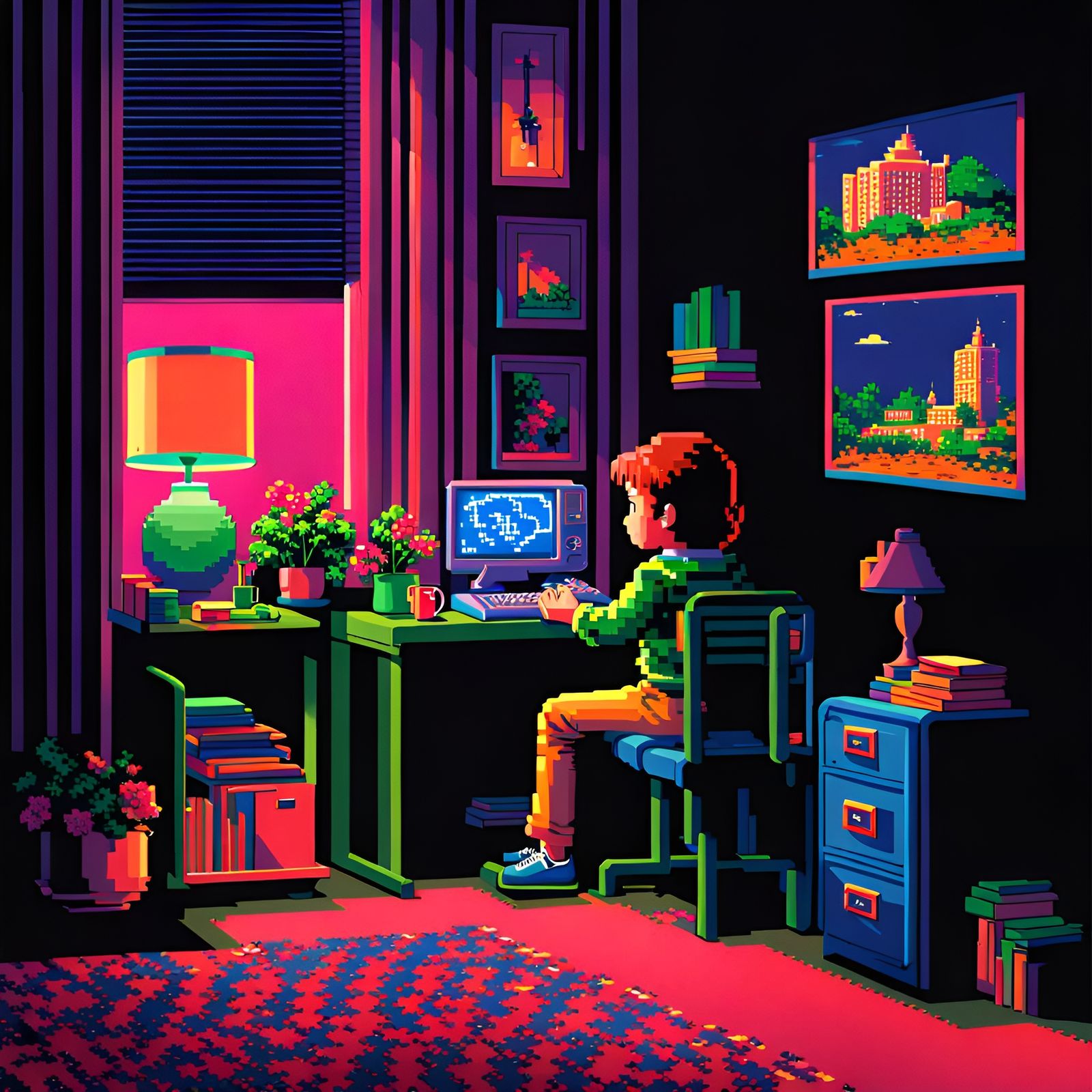 My Setup in 1987: The Apple IIc!  by @Ren