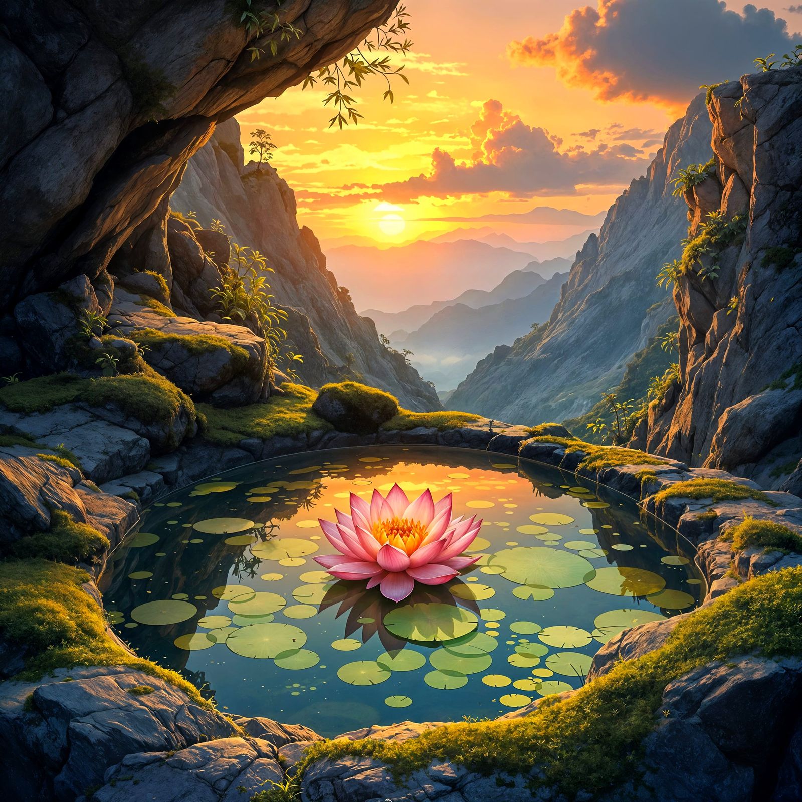 Mountain Hideout  by @Haztac