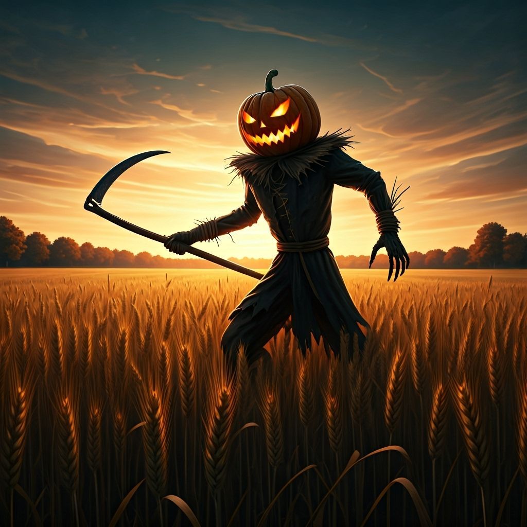 The Pumpkin King heralds the fall harvest