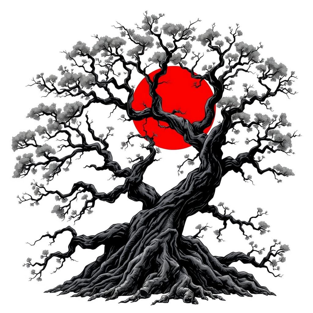 The ancient tree in my garden..