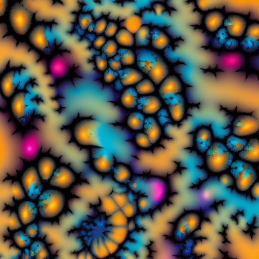 Mythic Plasma Snow Leopard Fractal Burst