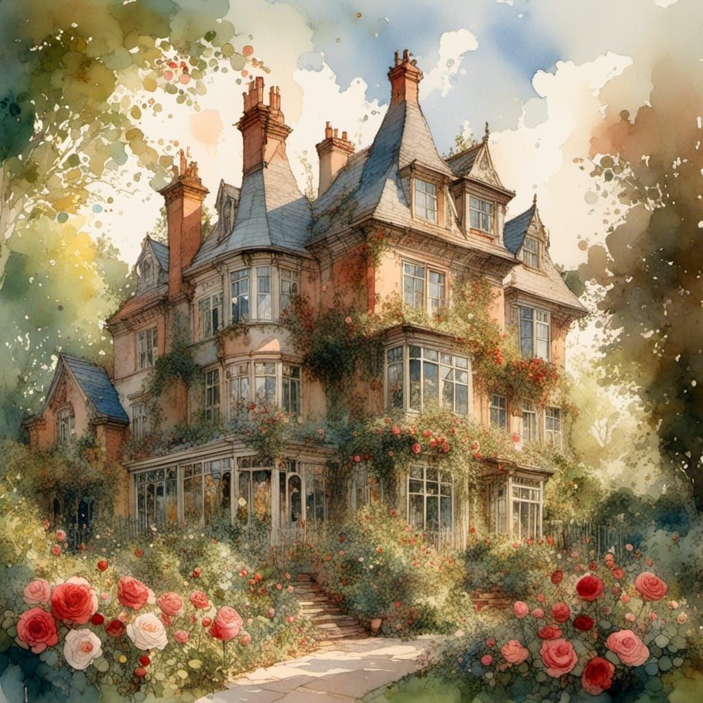 Masterpiece Monday Daily Challenge #1138: Nov 23, 2025 Mansion  by @BethM-L