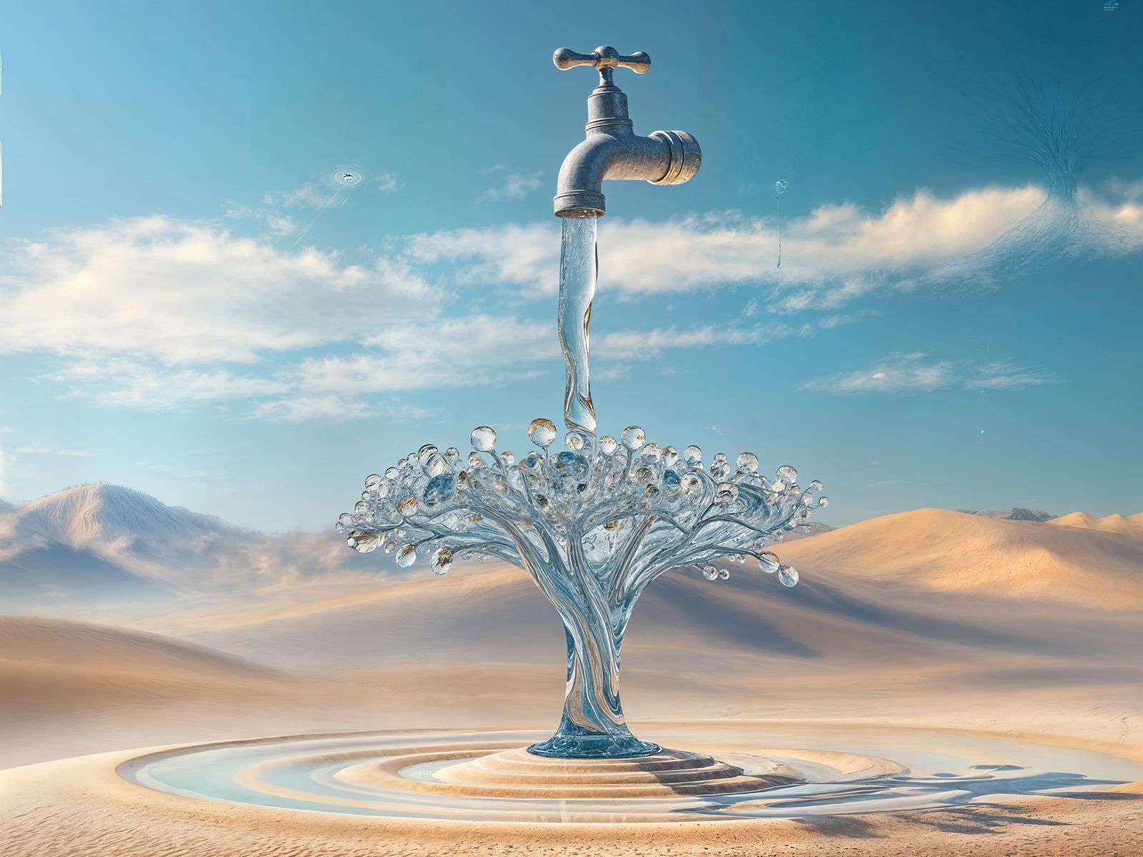 Growing Trees in the Desert  by @Narolinus