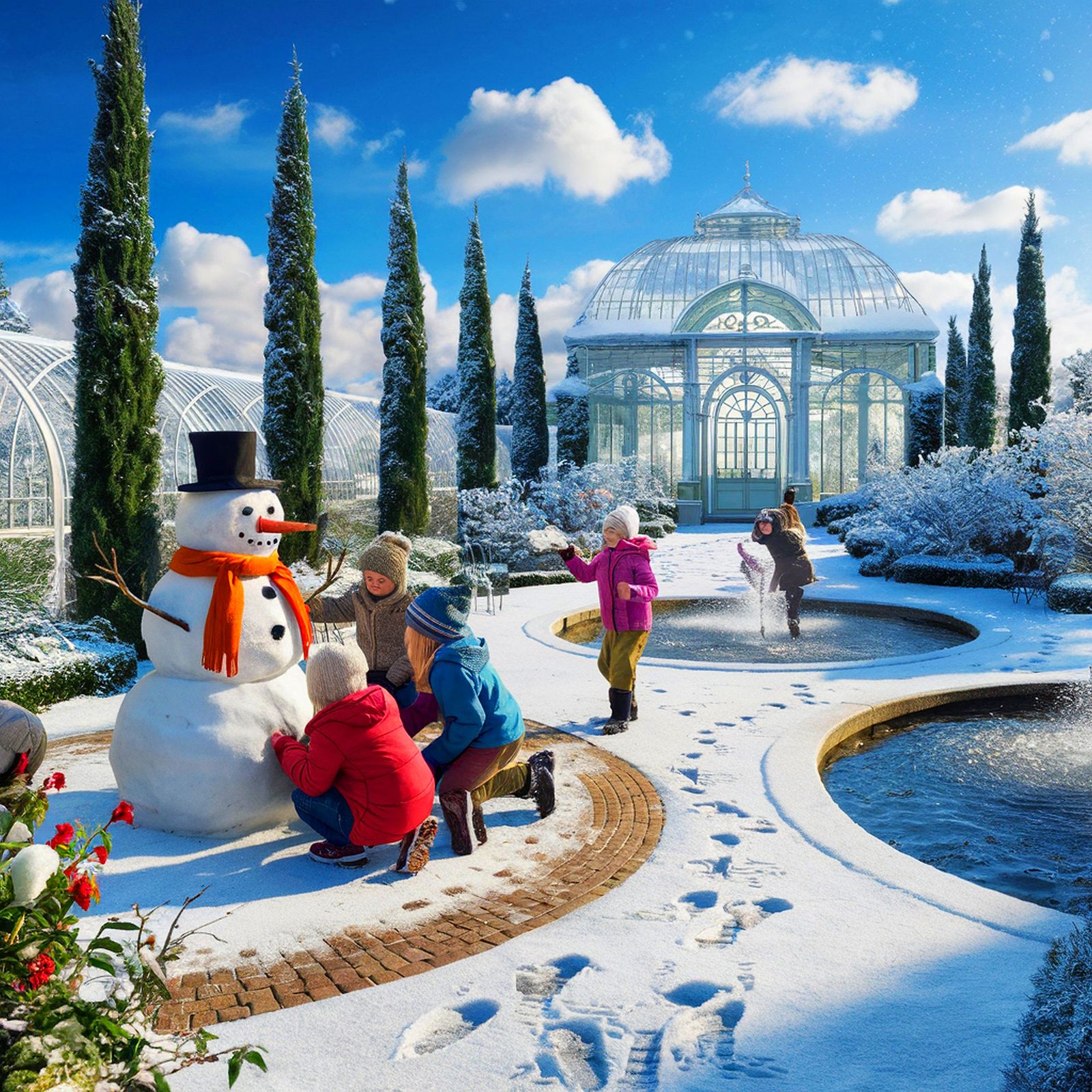 LIKE SIA SONG SAY "MY SNOWMAN AND ME"