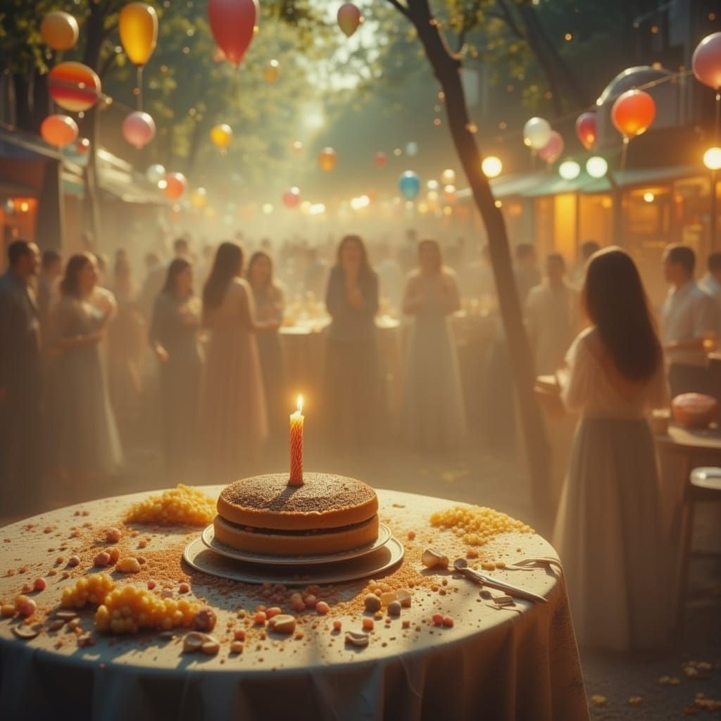 Faded Birthday Memory 🎂