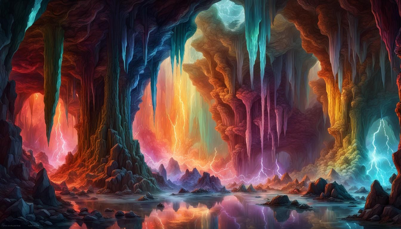 crystal cave  by @loodupyydja