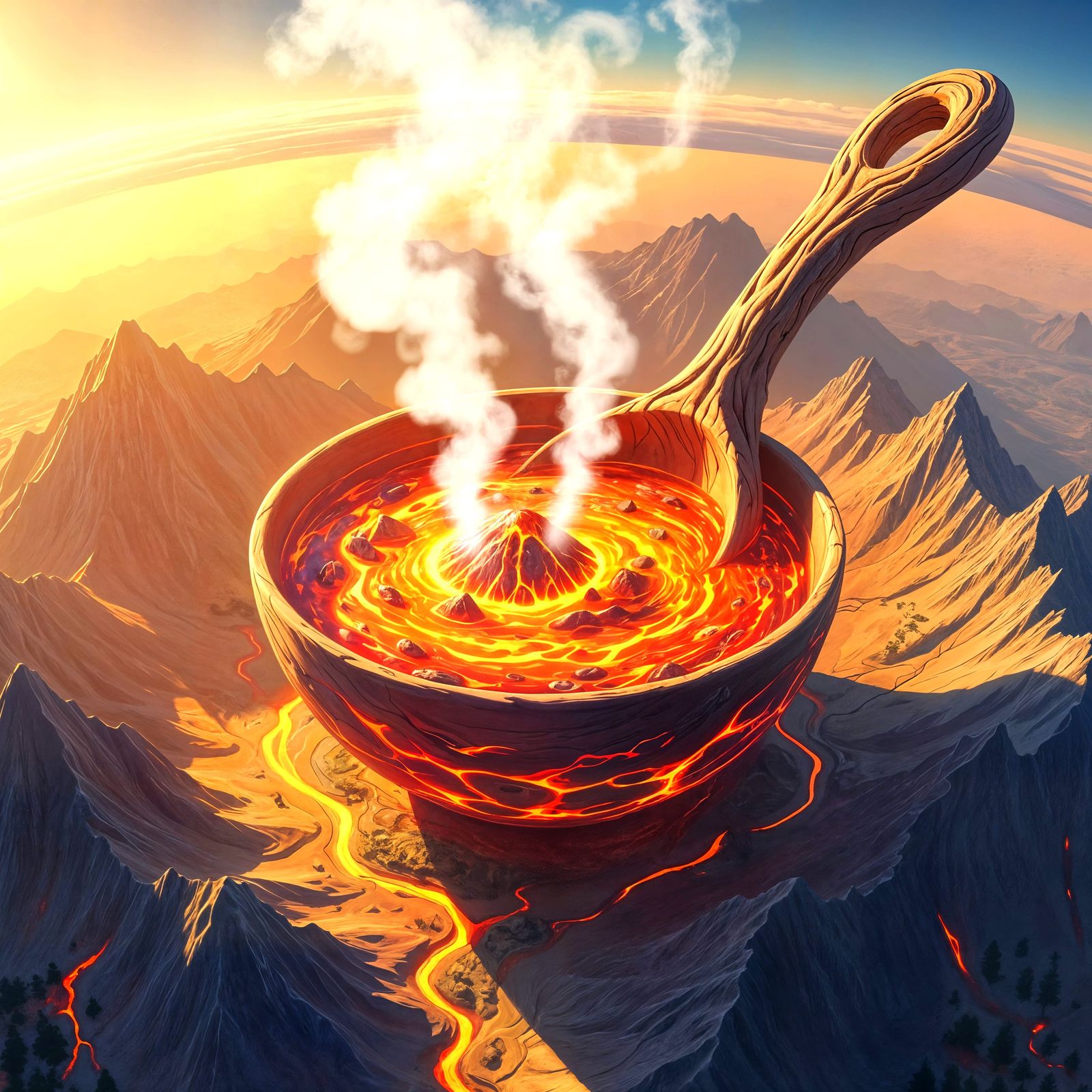 Red Hot Lava Soup  by @Deantay 
