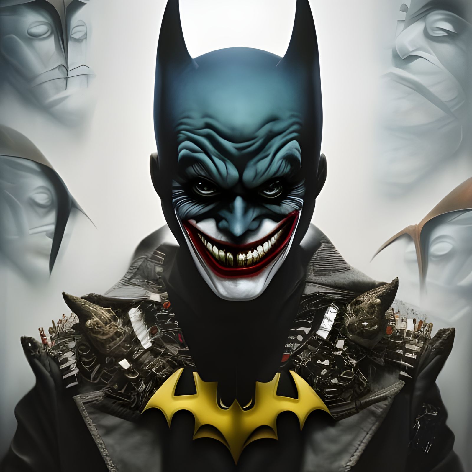 Joker as batman - AI Generated Artwork - NightCafe Creator