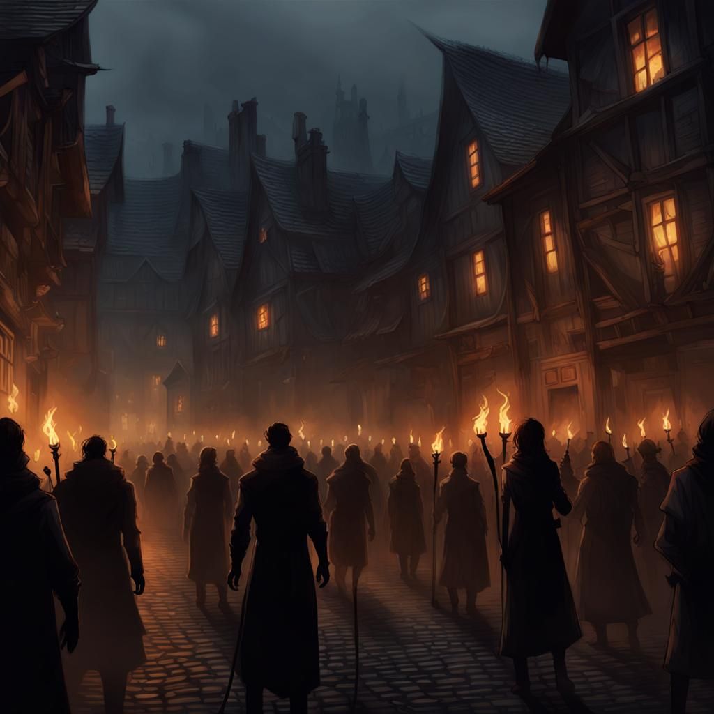 The witch hunt  by @Simionss