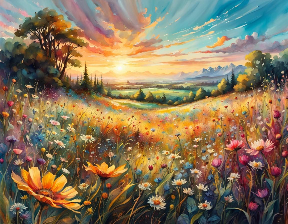 Flower field   by @RatzeP2