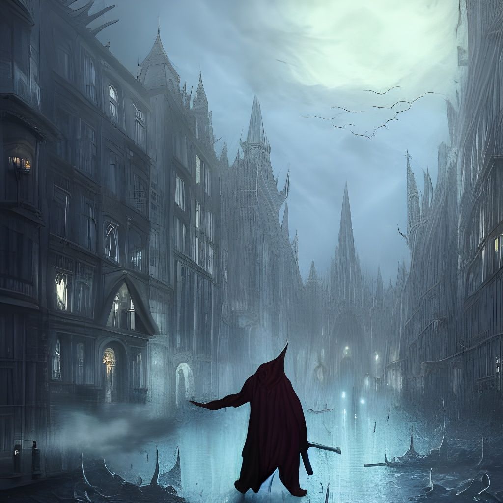 The devil comes out on halloween night in the city looking for people