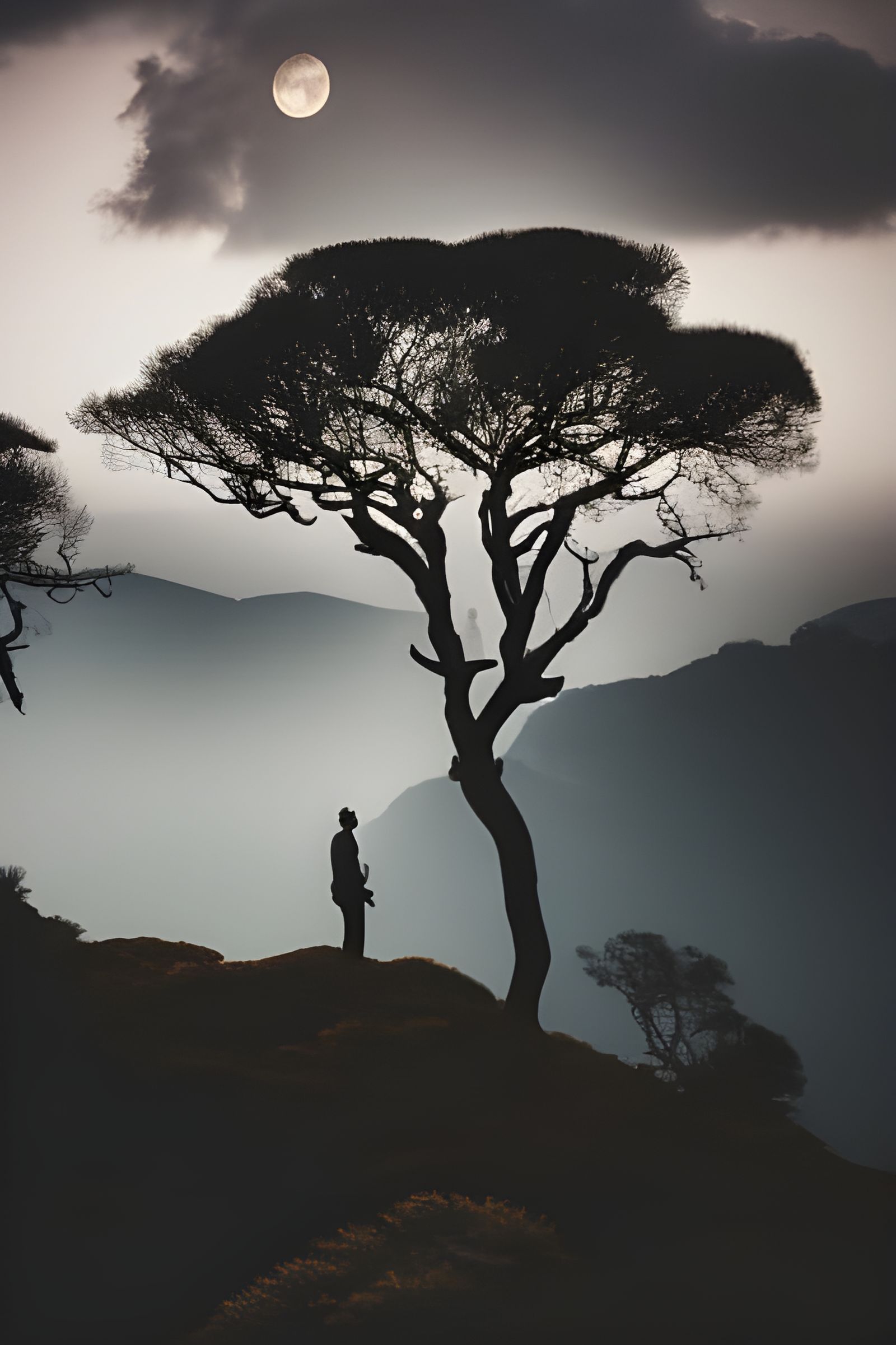 The lone tree