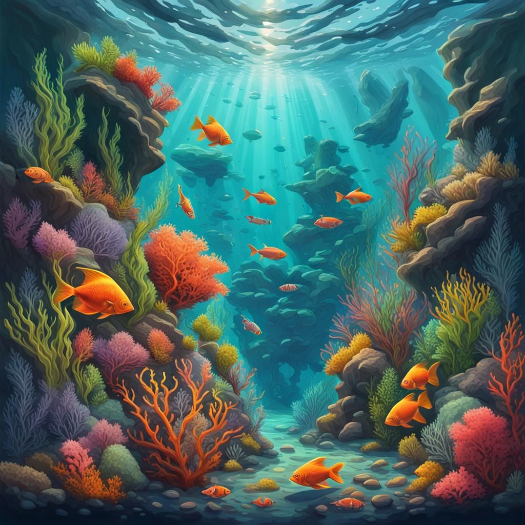 A beautiful underwater