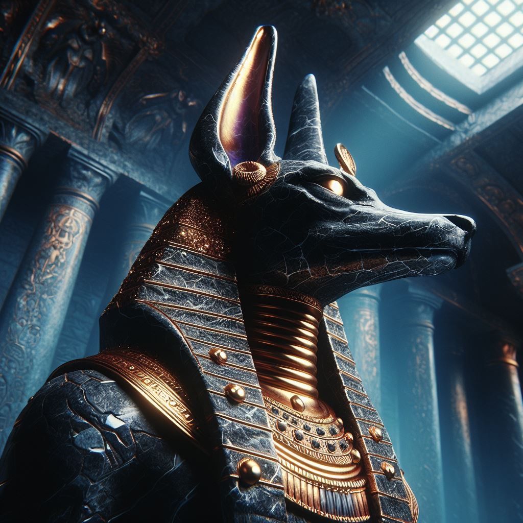 Anubis statue