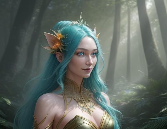 solarpunk-fairy blue