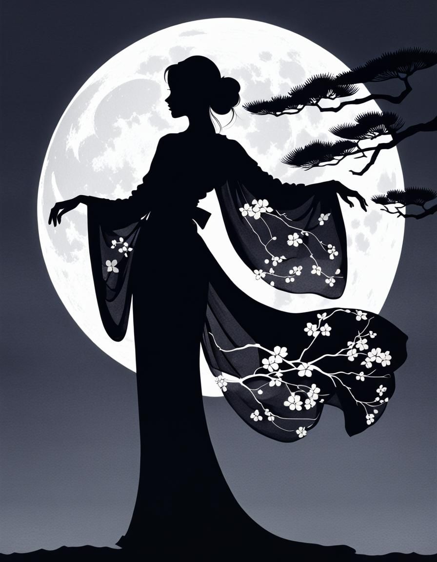 Moonlit Silhouette