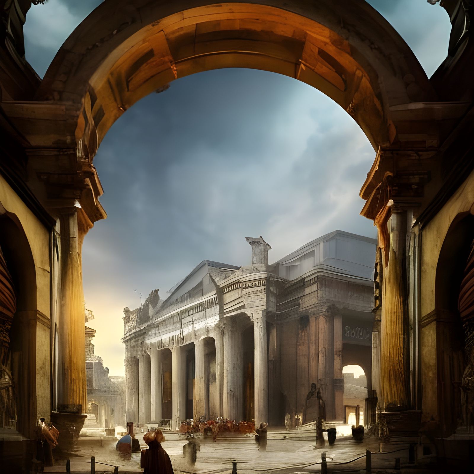 Roman Market - AI Generated Artwork - NightCafe Creator