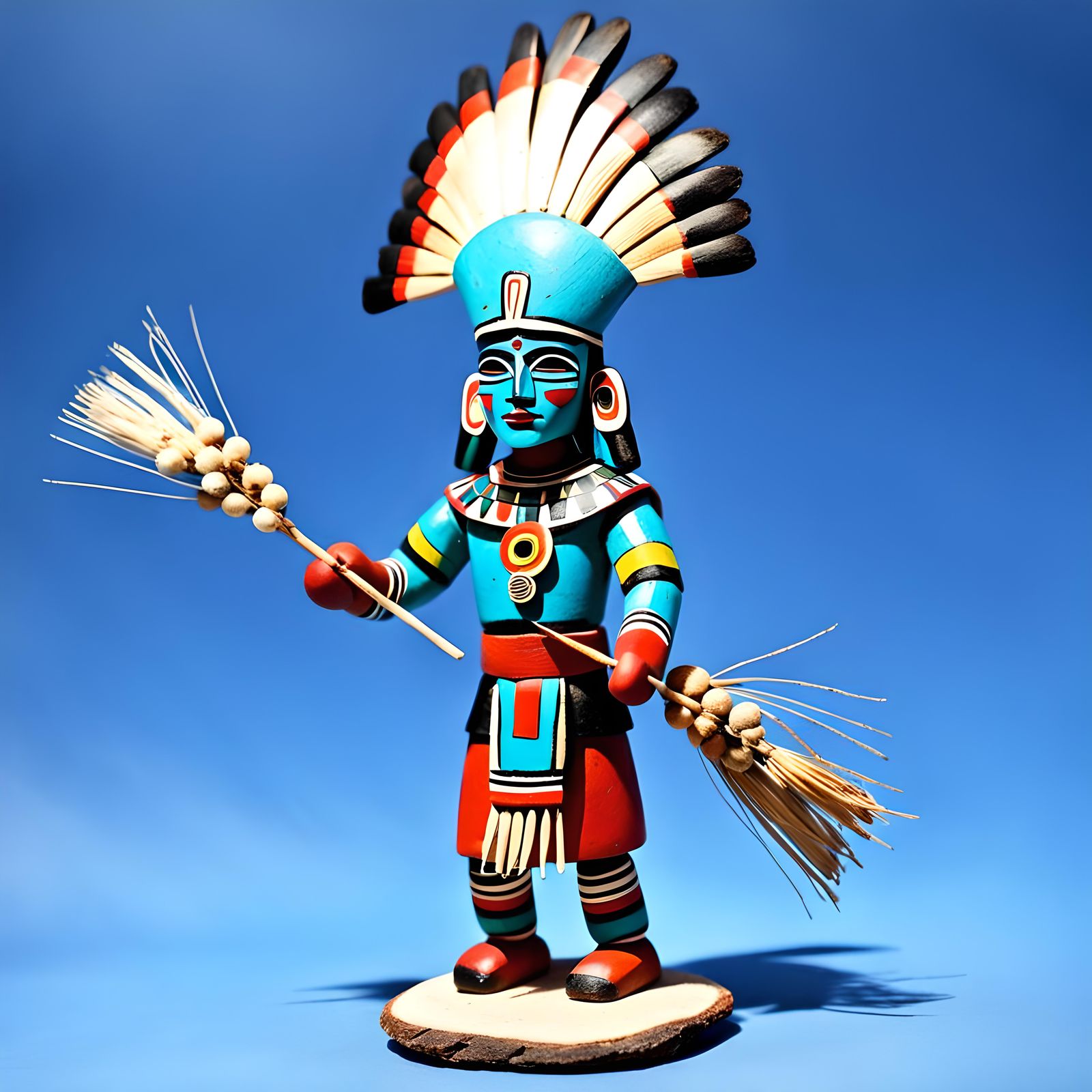 Hopi Santo Domingo Kachina - Blesses the seed for a good har...
