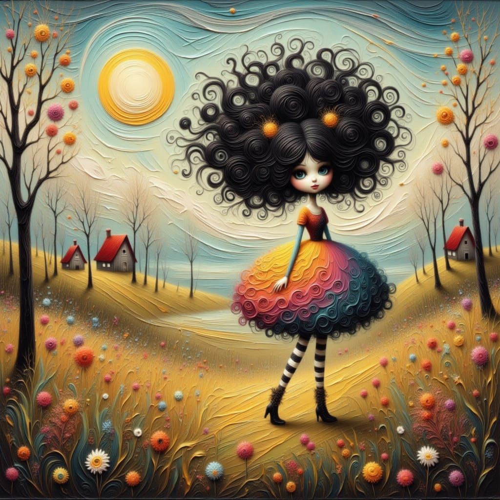 <lora:Windswept Whispers:1.0> <lora:Moonchild:1.0> <lora:Locks and Lore:1.0> High-fashion couture aesthetic, breathtakingly beautiful girl w...